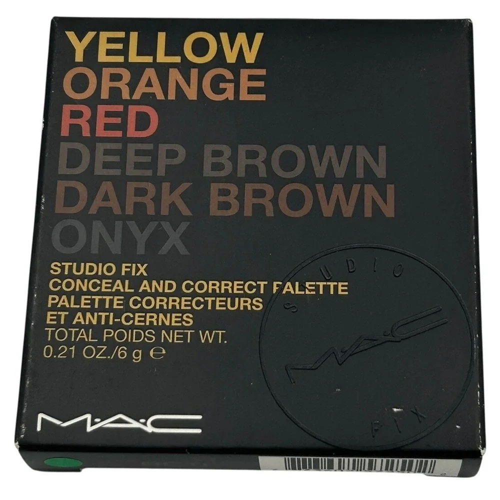 MAC Studio Fix Conceal and Correct Palette Deep 6g New Deep Brown Orange Onyx